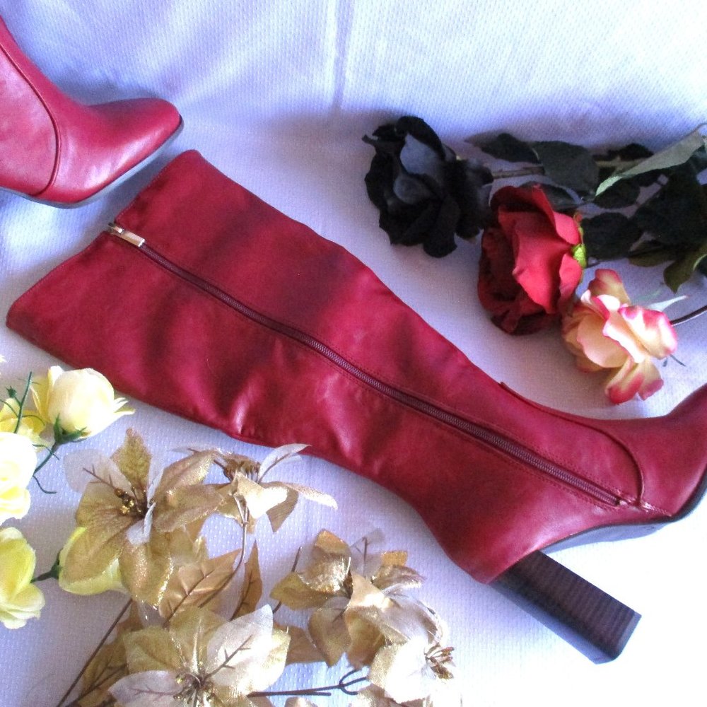 💋❤ JOURNEE COLLECTION KARIMA WC RED BOOTS – 7WC – NWT ❤💋